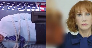Which Is Worse? This Kidnapped Biden Tailgate or Kathy Griffin's Trump Head?