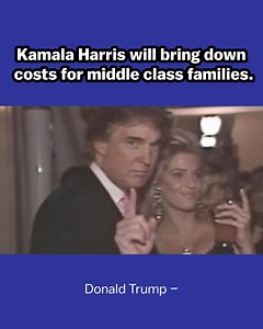 While Donald Trump is fighting for the ultra-rich, Kamala Harris is fighting for the middle class. | Kamala Harris