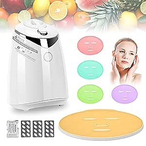 Face Mask Machine, DIY Face Mask Maker Machine Automatic Vegetable Face Mask Natural Collagen Fruit Face Cream Making Beauty Facial SPA