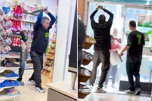 7-Eleven workers in NYC defend store from unhinged man claiming to be Saudi royalty: video