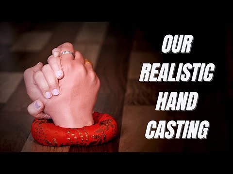 How to make Realistic HAND CASTING At Home | DIY | Our first Video | Anniversary Gift | ManuVaru 🥰