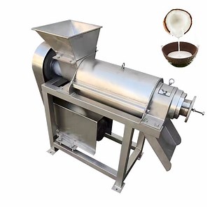 [Hot Item] Automatic Orange Lemon Juice Squeezer Maker Coconut Milk Extractor Juice Making Machine