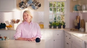 Martha Stewart Bedford Woven Plaid Window Curtain Valance and Tiers Set, Linen