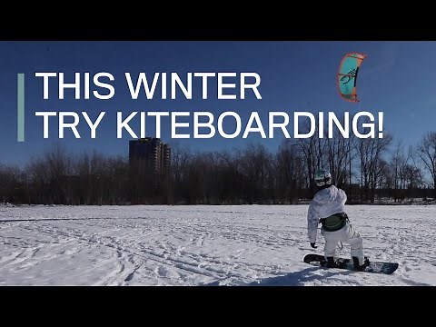 This winter try Kiteboarding!