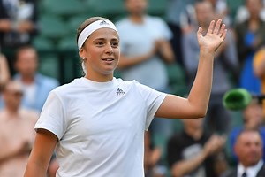 Ostapenko completes Dunne clash at Wimbledon