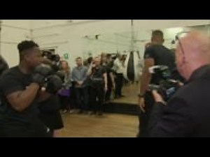Joshua makes first public appearance since Ruiz loss, meets with Prince Harry
