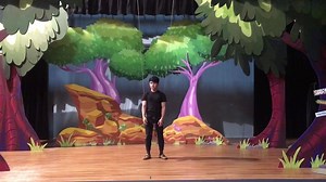 Peter Pan Rehearsal Dr. Ken with stunt double | Ken Jeong