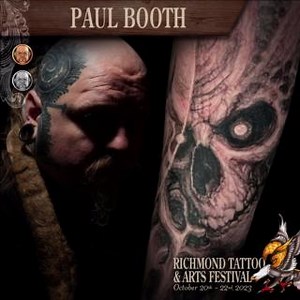 Master of macabre, Paul Booth will be in attendance! The multihyphenate icon is a household name in the tattoo world and has dazzled for decades with his signature dark surrealism 🔮 . . Hosted by Tattoos and Tattoo Art & Jesse Smith Art Loose Screw Tattoo . #richmondtattooconvention #richmondva #rvatattoocon #richmondtattoo #tattooideas #tattooart #tattoodesign #paulbooth #darkart #blackandgrey #tattoo #darksurrealism | Richmond Tattoo & Arts Convention