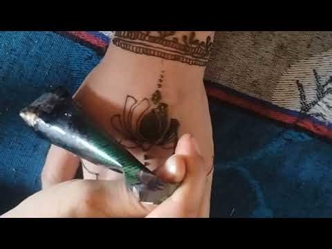 Hina khan wedding mehandi designs #steps by step #henna #simple #latest2025 #arbic#louts flower