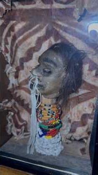 Opening the case of a Shurnken Head for the first time. #shrunkenhead #gaff