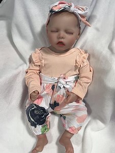 18" Soft Vinyl Realistic Full Body Baby Girl: Lifelike Reborn Doll With Floral Clothes - Etsy Australia