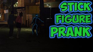 Stick figure prank with motions that feel unusual