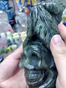 High quality hand carved labradorite phoenix carving! Available for sale ❤️DM to get more info #crystalwholesale #crystalfactory #crystalshop #crystalcarvings #labradorite #labradoritecarving #phoenix | Appreciation of Rough Crystal