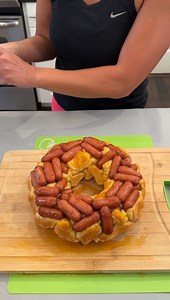 Great hot dog party dish (bundt pan biscuits) Olivia uses lil smokies, pillsbury grands biscuits, ketchup and mustard to make a simple but fun dish. This original video was produced by Network Media LLC and Olivia | Spill The Fun