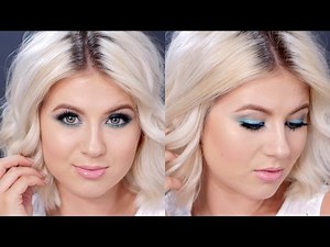 NEW Drugstore Spring Makeup Tutorial (Smokey Blue Eyes) | Milabu