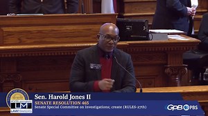 Sen. Greg Dolezal (R-Cumming) presented SR 465 Friday. The resolution would create a Senate investigation committee to review allegations of DA Fani Willis' mishandling of state funds related to an "inappropriate" relationship. Democrats say it's "unnecessary." It passed 30-19. | GPB News | Facebook