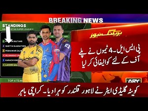 Psl 2024 Latest Points Table Today After Match 28 | Latest Psl 9 Points Table Today | HBL PSL 2024