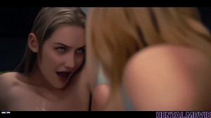 AI HENTAI - Alien Creature Transforms Tiffany Tatum And Kelly Collins Into Horny Sluts