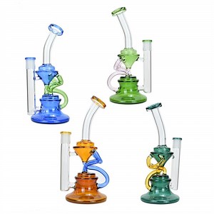 [Hot Item] Microscope Surround Tube Recycler Hitman Glass Water Smoking Pipe