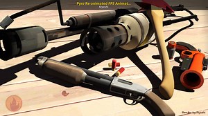 Pyro Re-animated FPS Animations Mod for Team Fortress 2 | TF2 Mods