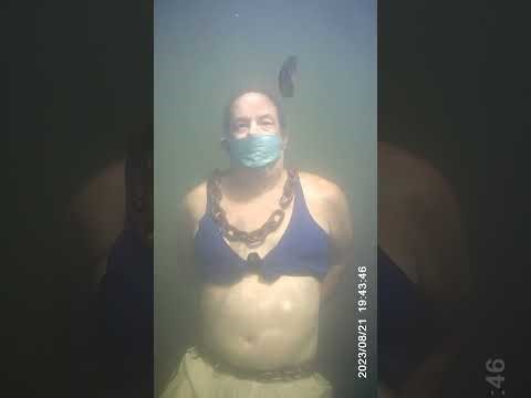 Fantasy drowning underwater breath hold bubbles talking read disc for more