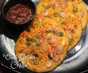 95K views · 2.6K reactions | Oats Besan Chilla | Weightloss breakfast | breakfast recipe Full Recipe link in the comment box. #oatsbesanchilla #weightlossbreakfast #breakfastrecipes #breakfast #breakfastfood #chillarecipe #indianpancake #healthyeating #healthyfood | Passion2cook | Facebook