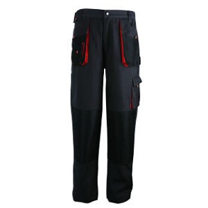 [Hot Item] Durable Black and Grey Tc80/20 Canvas Work Pants for Professionals