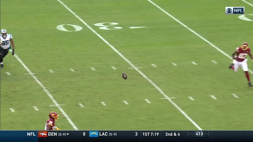 Marquis Haynes strip-sacks Dwayne Haskins for early turnover