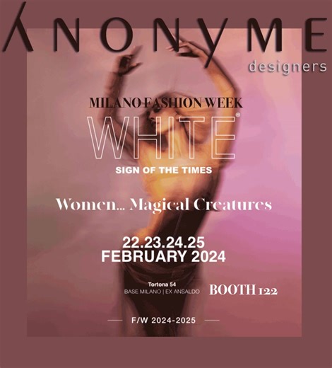 #ANONYMEdesigners off to Milano fashion week ✨ Join us at White Show 22-23-24-25 February Tortona 54 | EX ANSALDO Booth 122 #mfw | ANONYME designers