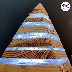 3K views · 88 reactions | Beautiful Pyramid Lamp  #Lamp #Decor #Artistic | RusticKraft | Facebook