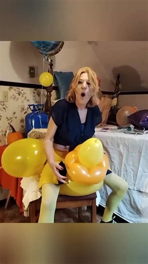 silly punch balloon popped #balloonpop