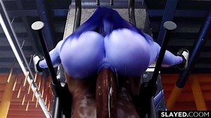 Widowmaker gets fucked in gym