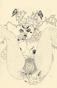 [NSFW] Violent Erotic Drawings Explore the Primal Sides of Womanhood