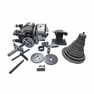 [Hot Item] BS-2 Universal Dividing Head Set with 200mm 3 Jaw Chuck Dividing Plates Tailstock