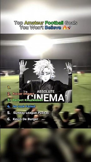 Top Amateur Football Goals You Won't Believe 🔥🚀