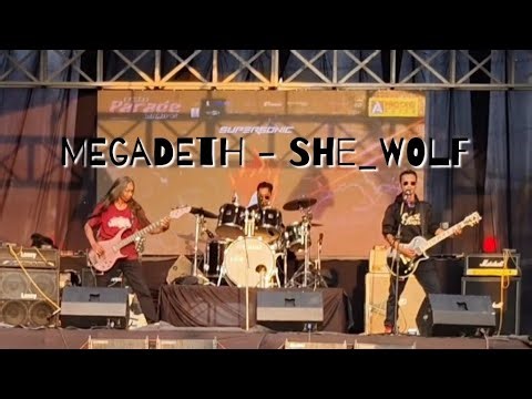 MEGADETH - She_Wolf (cover by Supersonic) live at Badas Parade Music 2025 #megadeth