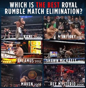 107K views · 958 reactions | Bet you didn't see these Royal Rumble Match eliminations coming. | WWE | Facebook
