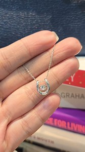 The perfect necklace to brighten up your most gloomiest monday: Authentic 18K white gold lucky horseshoe necklace, .220 carat dancing natural diamonds, P27,850 only‼️ 1 piece available, DM us to purchase.🦋 Buy now, Pay next year, 6 mos installment available to our BDO card holders 💳 #bestinvestment #celebratewithglitter #investmentyoucanwear #LuckyGlitter #Horseshoenecklace | Bagful of Glitter