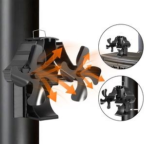 [Hot Item] Magnet Double Motors Heat Powered Stove Fan