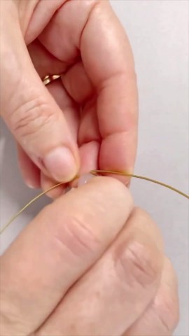 DIY earrings wire jewelry making tutorial