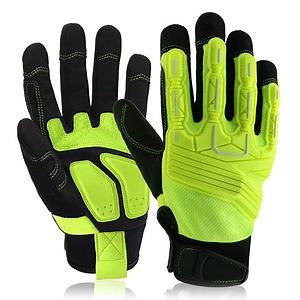 [Hot Item] Full Finger Cut Resistant Work Safety Construction Anti Abrasive Anti-Impact Gloves