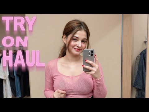 4K Transparent Long Dress Try On Haul | See Through Braless Dress Sheer Fashion Try On Haul