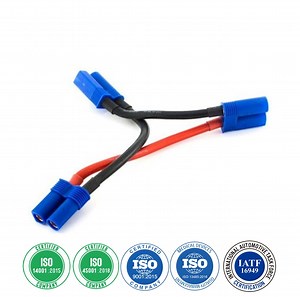 [Hot Item] Ec5 Series Connector Adapter Power Cable Assembly 10AWG Soft Silicone Wire Harness