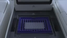 Starting and preparing the PCR cycle. High quality 4k footage