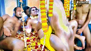 Desi Brides Unforgettable Night With Her Spouse And A Helping Hand In The Bedroom - XXXBP