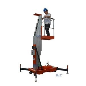 [Hot Item] Mobile Hydraulic Single Mast Aluminium Alloy Man Lift