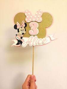 Cake Decoration - Cake Topper - Minnie - Etsy Canada