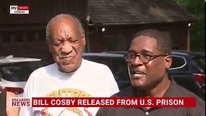 Bill Cosby has been freed from jail three years after his conviction for the drugging and sexual assault of a woman in 2004. | Sky News Australia