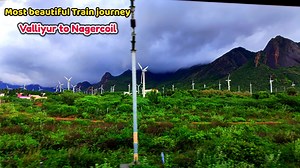 Most beautiful Train Journey in Tamil Nadu | Valliyur to Nagercoil | Kanyakumari Scenic Train Ride #kanyakumari #beautiful #Scenic #trainjourney #train #indianrailways #travel #southtube #travelphotography #journey #trains #traintravel | South Tube