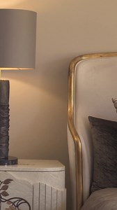 As KOKET's original boudoir temptress, the Forbidden Bed embodies all that is sultry seductive. Hand carved fully upholstered headboard delicately accented with metallic leaf. View more: https://bit.ly/3ppBewq | KOKET | Facebook